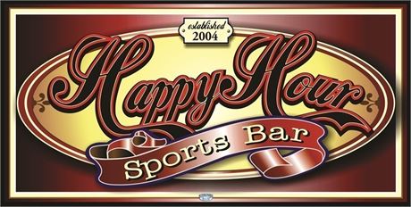 Happy Hour Sports Bar $25 Gift Certificate.