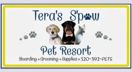 Tera’s  Spaw & Pet Resort $20.00 Gift Certificate