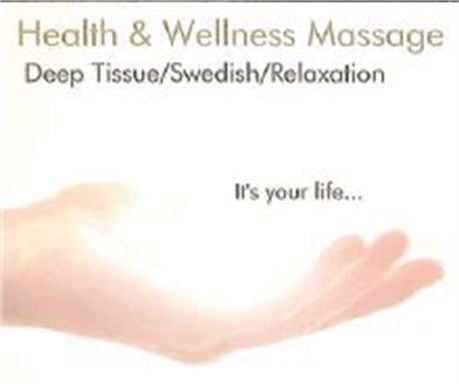 Health & Wellness Massage Half Hour Deep Tissue Massage $42.00 Value