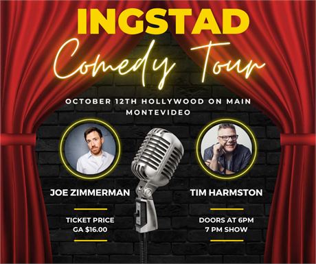 Montevideo Comedy Tour October 12th at Hollywood on Main One GA Ticket